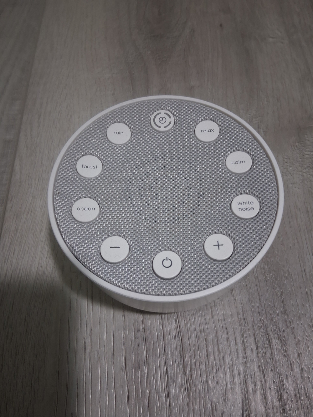 Sharper Image White and Gray Sound Machine